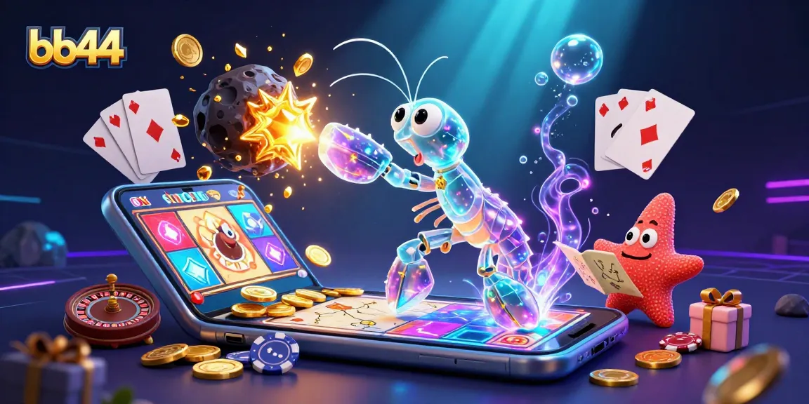 Engage with bb44's vibrant galaxy-themed slot game adventure featuring exciting game elements.