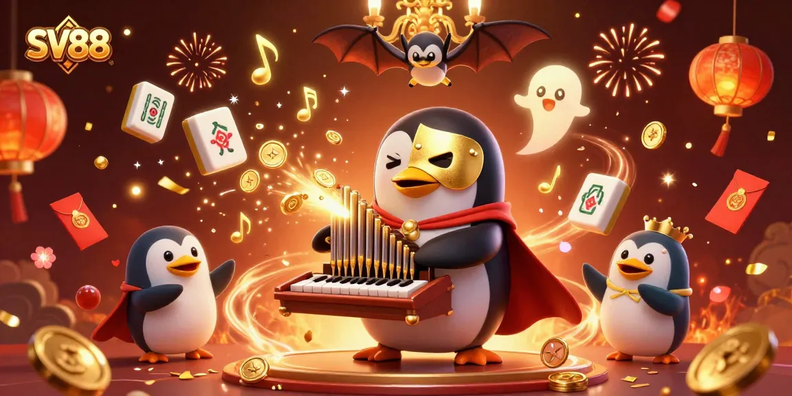 Experience SV88's vibrant casino atmosphere with dynamic 3D characters and golden riches.