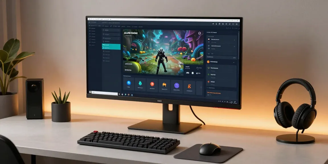 Alo8 online gaming platform interface displayed on modern developer workspace with innovative tech elements.