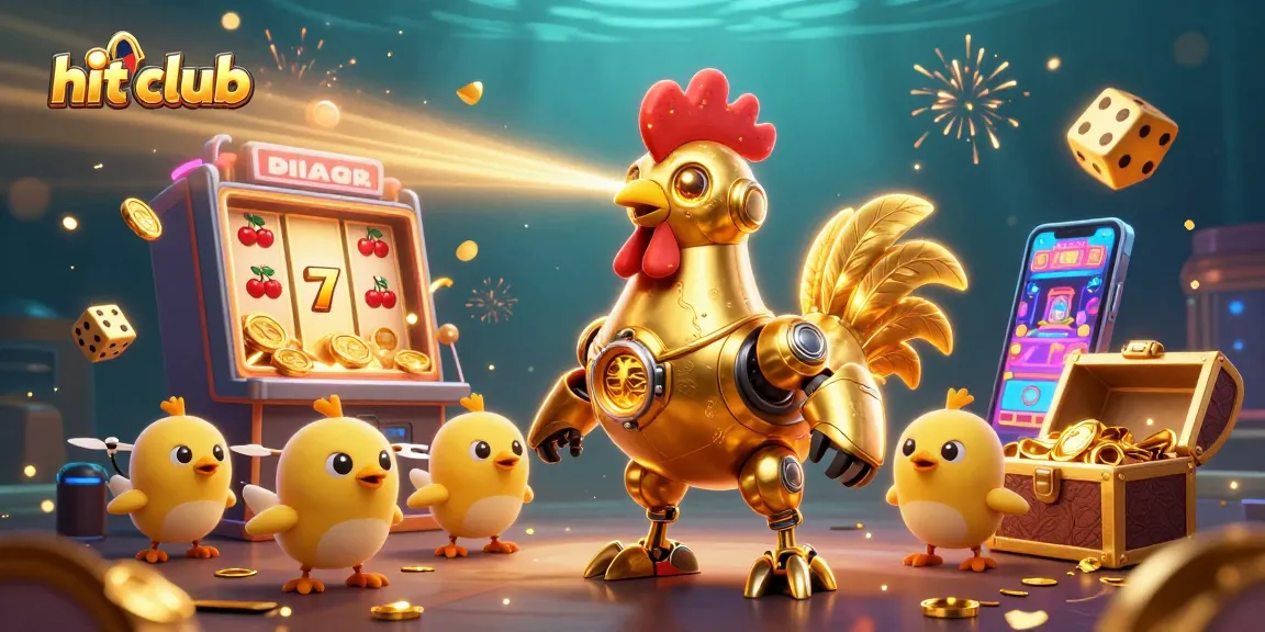 Experience the thrill of hit club gaming with a vibrant jackpot scene filled with dazzling casino elements.